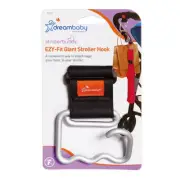 Dreambaby Silver Ezy-Fit Giant Hook Carrier Hanging Attachment For Pram/Stroller