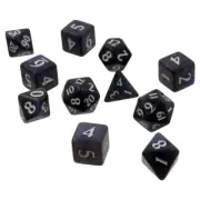 ULP15561 Ultra Pro Dice Set: Eclipse 11 Jet Black