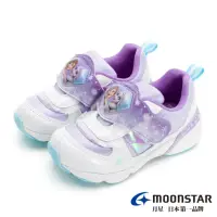 在飛比找momo購物網優惠-【MOONSTAR 月星】童鞋迪士尼冰雪奇緣電燈鞋(白紫)