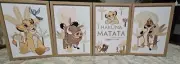 Disney Lion King Nursery Prints A3 Posters Wall Art Pictures SIMBA Hakuna