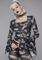 [Widow] Deadly Echo Mesh Top
