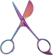 ibasenice Professional Stainless Steel Fabric Scissors for Applique Tufting Ergonomic Heavy Duty Cutting Tool for Home Office Industrial Use Unique Design for Precise Cuts