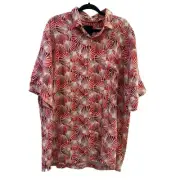 Tommy Bahama Shirt Mens Large Tall Shell We Dance Caliente 100% Silk NWT