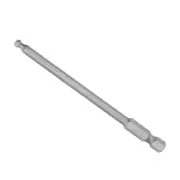 Ball End Hex Head Drill Bit H4 Head 4" L 1/4" Shank Steel Screwdriver Bits 1Pcs