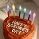 派對佈置彩色火焰蛋糕蠟燭24支(生日派對 蠟燭 求婚告白 週年紀念 氣球布置)
