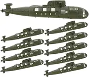 GARVALON Realistic Submarines Model Set 12pcs Mini Submarine Decor for Decorative