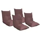 4X Lounge Floor Recliner Adjustable Lazy Sofa Bed Folding Game Chair Coffee