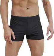 [Arcweg] Swimming Trunks Men's Tight Short Swimming Shorts with Drawstring Swimming Trunks Water Sports Shorts UV Protection Boys Swimming Wear School Swimming