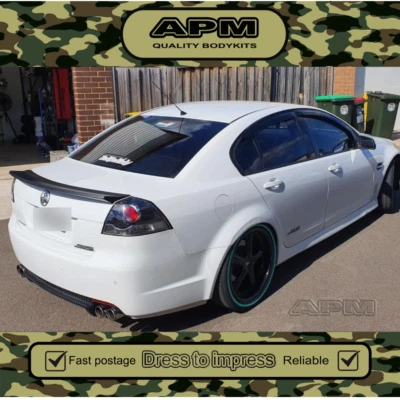 PLASTIC REAR BOOT SPOILER DUCKTAIL WING FOR VE 1 06-10 COMMODORE SEDAN SS / SV6