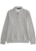 Polo Ralph Lauren Half-zip Velour Sweatshirt - Grey - M M