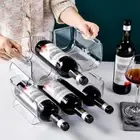 Kitchen Stackable Fridge Organiser Wine Beer Stacking Bottle Rack Can Holder AUS