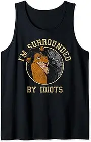 [Disney] The Lion King Scar & Hyenas Surrounded By Idiots Tank Top