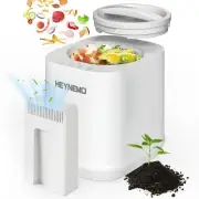 HEYNEMO 4L Electric Composter for Kitchen, Smart Compost Bin Outdoor/Indoor, ...