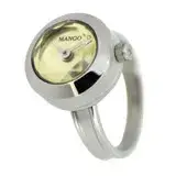 在飛比找遠傳friDay購物優惠-MANGO 星光閃爍淑女戒指錶-MA1004A-35