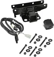 Rugged Ridge 11580.52 2" Receiver Hitch Kit with Jeep Plug