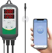 Inkbird ITC-308 WiFi Digital Temperature Controller Outlet Thermostat Aquarium with Waterproof Sensor for Aquarium with Waterproof Probe Heating Cooling, Smart APP Support Remote Monitor Control