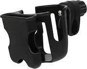 LOORGVEL Cup Holder for Strollers Lightweight Handlebar Bottle Holder with Phone Storage for Bottles and Beverages Easy Installation for Bikes and Prams