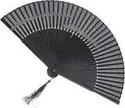 DRESSOOS Dance Party Fan Prop Fan Photo Prop Style Fan Hand Fans Fan for Decor Foldable Fan Adornment Fan Hand Held Fan Paper Fan Decorations Hand Fan Foldable Bamboo Folding Fans