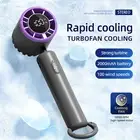 Ergonomic Handle Rechargeable Portable Fan Offering Multiple Speed Choices