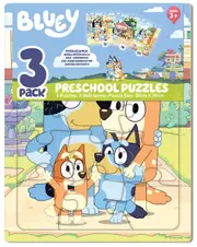 Bluey 3 Pack Preschool Puzzle
