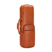 Violin Case Full Size 4/4 Hard Case Dustproof Backpack Carry Case Violin Box black orange 80cmx25cmx13cm