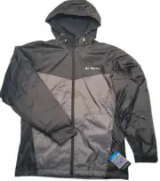 Columbia Men’s Glennaker Sherpa Lined Rain Jacket Waterproof Black Sz Small $110