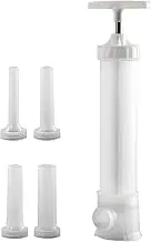Sausage Making Machine Increased Capacity，Sausage Maker Machine with Four Different Sizes of Sausage Tubes，Made of Food Grade PP Material, The Tubes Are Polished and Smooth