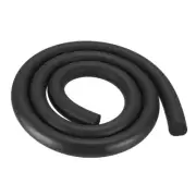 Foam Rubber Seal Weather Strip 16mm Diameter 1 Meter Long Black