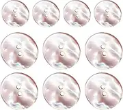 Shell Buttons for Crafts, Clothes Pearl Shell Buttons | 2- Design Round River Shell Cardigan Buttons, Pearl Shell Sewing Buttons