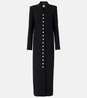 [Khaite] Khaite Saphra wool-blend coat AU 12 black