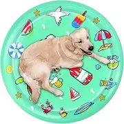 Cat Water Play Mat - Water Play Mat For Cats | Pet Cooling For Hot Days Hot Weather,Feel Cool Comfortable, Indoor Entertainment, Interactive Cat Toys Pad
