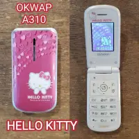 在飛比找蝦皮購物優惠-OKWAP A310♡HELLO KITTY折疊手機／二手收