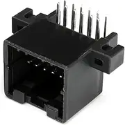 BIZOCA 12Pin 174051-2 Automotive Connector PCB Mount Header Right Angle Wire-to-Board Plug Socket(174051-2)