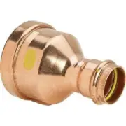 Viega PROPRESS STRAIGHT GAS REDUCER 1000kPa Female, Copper- 100x65mm Or 100x80mm