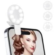 Ring Light of Pocket-Size: Rechargeable Small Ring Light for Phone, Laptop & ...