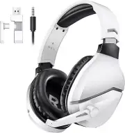 Wireless Gaming Headset with Noise Canceling, with USB and Type-c Connector