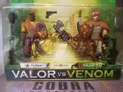 GI JOE~ 2004 ALPINE vs COBRA SWAMP RAT ~ MISB MOC VALOR vs VENOM B.A.T.S.