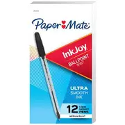 Paper Mate InkJoy 50 Ballpoint Pens Black 12 Pack