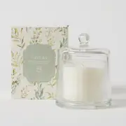 Pilbeam Living Natura Glass Cloche Scented Candle - French Pear & Vanilla
