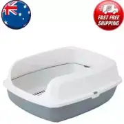 Cat Sifting Litter Box Cat Litter Tray Pet Toilet High Sides Pet Toilet Tray*