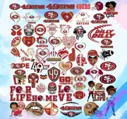 SAN FRANCISCO 49ERS SVG, DESIGNS BUNDLE, CUT FILES, SVG for Cricut
