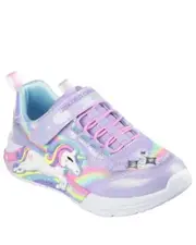 Skechers Kids' S-Lights: Unicorn Chaser Purple