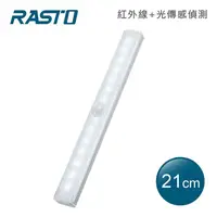 在飛比找金石堂優惠-RASTO AL3 磁吸LED充電感應燈21公分-白光