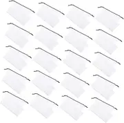 [LIFKOME] 50pcs Shoe Bag Plastic Drawstring Bag Portable Drawstring Bags Travel Drawstring Bags Eva Drawstring Bags Frosted Packaging Bag Shoe Storage Pouch Shoe Organizer Pouch