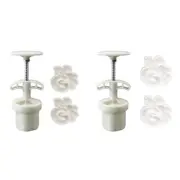 DIY Baking Mooncake Mold 3DRabbit Dragon Shaped Mooncake Press Molds Pastry Tool