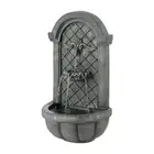 Solar Fountain Water Feature Wall Mount Garden Fountains 80CM Grey Outdoor 80-DG