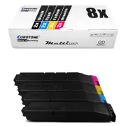 8x Toner Of for Kyocera Taskalfa 4550 4551 5550 5551 Cig Ci, TK-8505