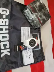 BRAND NEW AUTHENTIC POLISHED FINISH WITH A BLACK DIAL CASIO G-SHOCK GA-2100-7ACR