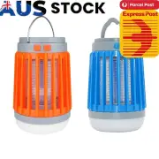 Bug Zapper for Outdoor Solar Powered Mosquito Killer Inhaler Insects Trap
