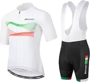 [Msport] Cycling Clothing Complete Set Cycling Jersey + Dungarees Shorts